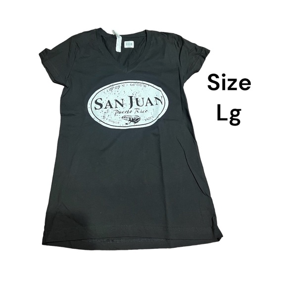 L.A.T Tops - San Juan Puerto Rico T shirt NWT